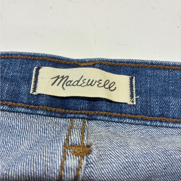 Madewell 9” High Rise Skinny Crop Jeans, Size 29, Raw Hem, Excellent Condition - Picture 3 of 9